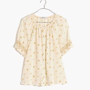 Madewell Top with floral print